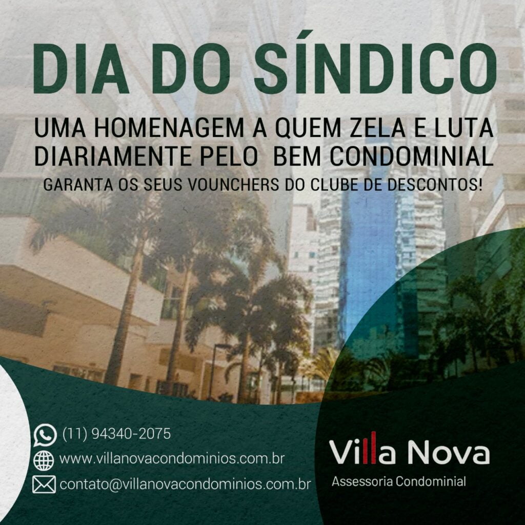 Síndico também tem data comemorativa